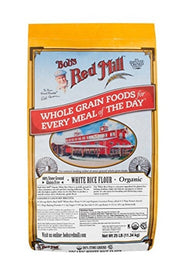 Organic White Rice Flour by Bob's Red Mill – 400 Ounce (Pack of 1), Natural, Model BWC00400