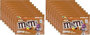 M&M's Caramel Cold Brew Chocolate Candy, Sharing Size, 9.05 oz Resealable Bag (Pack of 16)