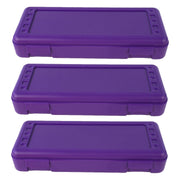 Ruler Box by Romanoff – 13.5" x 5.5" x 2.5", Plastic, Purple, Model ROM60306-3