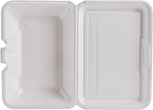 1-Compartment Foam Container 100 / Bag with Removable Hinged Lid