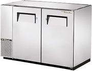 True S/S 2-Solid Swing Door Back Bar Cooler for 82 6-Packs