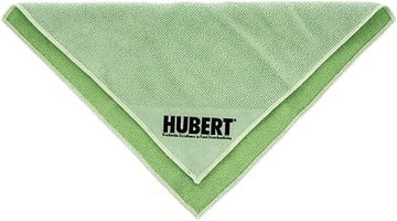 HUBERT Scrubbing Cloth Green Microfiber - 12" L x 12" W, 12 per Pack