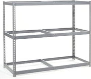 Global Industrial Wide Span Rack 72Wx36Dx60H, 3 Shelves No Deck 900 Lb Cap. Per Level, Gray