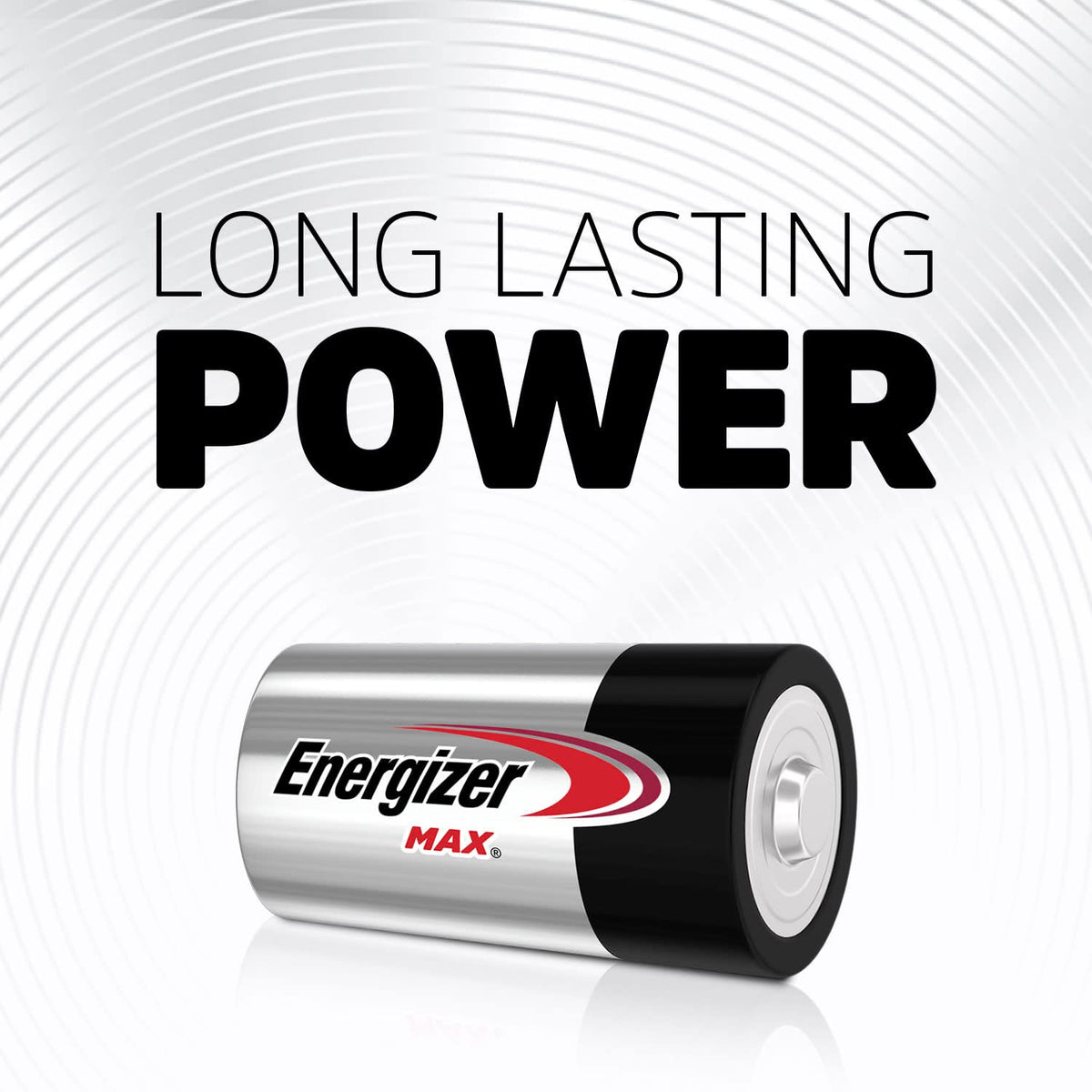 MAX D Batteries (12 Pack) by Energizer – 12 Count (Pack of 1), Silver, Model E95-12