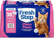 Fresh Step 10044600607945 38 lbs Clean Paws Clumping Cat Litter Scented