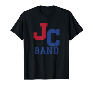 John Curtis Christian School Logo Band T-Shirt by John Curtis, River Ridge, LA 70123 – Black, Model 67CRAKWHEFH