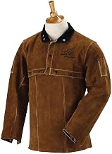Black Stallion 214CS Cowhide Welding Leather Sleeve & Bib Combo, Small