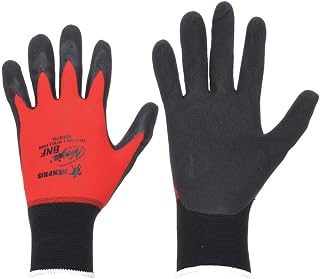 MCR Safety N96970L Ninja Work Gloves, Large, 1-Pair, Red