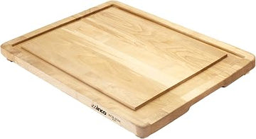 Winco 20" x 16" Carving Board, Birchwood, Non-Skid Feet