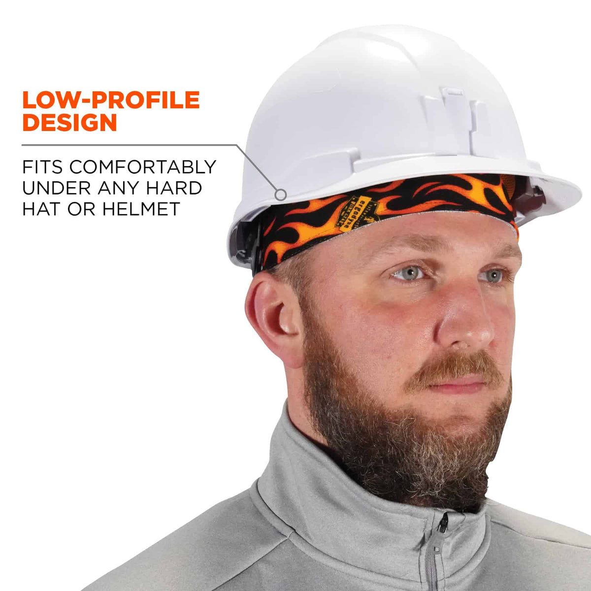 Ergodyne Yellow, Orange , Black / Each / 1 Skullies & Beanies