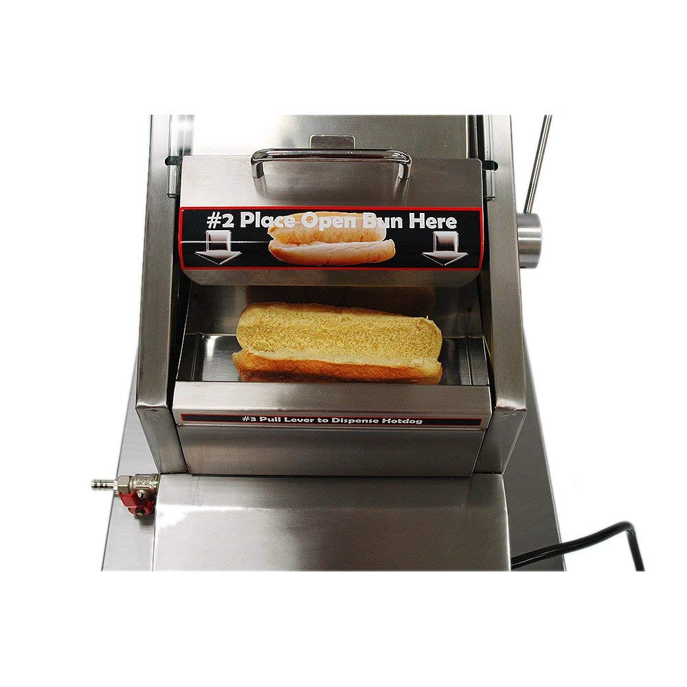 USA The Doghouse Hotdog Cooker by Benchmark – 10.0 quarts, Stainless Steel, Model 60024