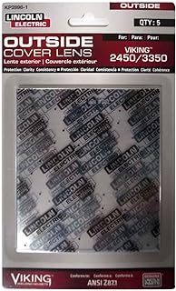 Lincoln Electric KP2898-1 Viking 3350/2450 Series Outside Clear Cover Lens, 5-Pack