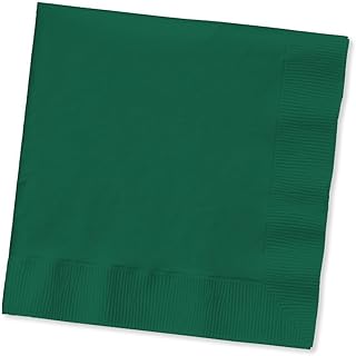 Creative Converting Hunter Green Luncheon Napkin, 2 Ply, Solid (150 Count)