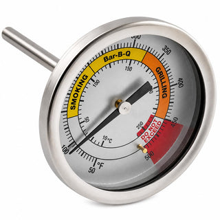 Thermometer for Glownary PL2040 Outdoor Pellet Grill – White, Model 554pltherm40
