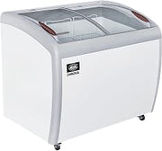 Nexel Ice Cream Freezer, Curved Glass Lid, 39"W