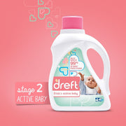 Active Baby Liquid Detergent by Dreft – 50 Fl Oz (Pack of 2), Pack of 2, Model 10037000926952