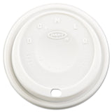 DRC16EL - Cappuccino Dome Sipper Lids by DART – 24.0 ounces, Plastic, White