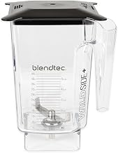 90-oz WildSide™ Jar w/Black Gripper Lid & 3" Wingtip Blade - Tritan, Clear
