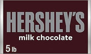 HERSHEY'S Milk Chocolate Candy Bar, 5 lb