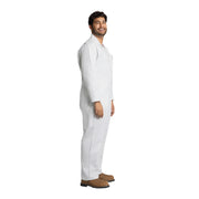 Men's Twill Action Back Coverall by Red Kap – Large, Polycotton, White, Model CT16WH RG L