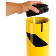 42" x 5-1/2" by Global Industrial – 8"L x 44"W x 42"H, Yellow, Model 652900M