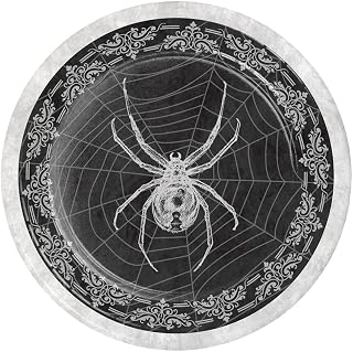 Creative Converting Halloween Spider Dessert Plates, 8 ct