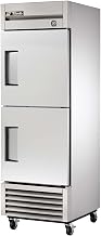 True T-Series S/S 2-Half Door Reach-In45;10°F Freezer
