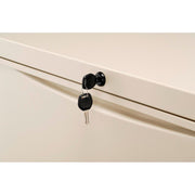 30" W Premium Lateral File Cabinet by Global Industrial – 30 inches (W) x 18 inches (D) x 52 inches (H), Alloy Steel, Putty, Model LF-30-4D-PUTTY