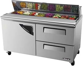 NEW TURBO AIR SANDWICH / SALAD REFRIGERATED PREP UNIT 16CF 2 DRAWERS TST-60SD-D2