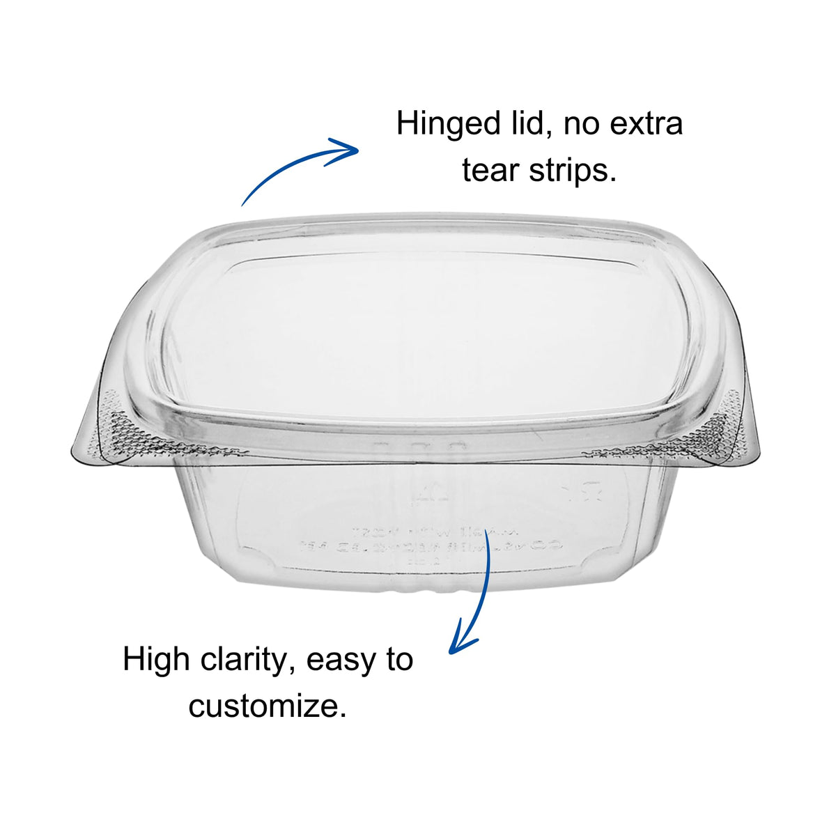 KODA CUP 12oz / Clear / 12.0 fluid_ounces Clamshell Take Out Containers