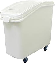 Thunder Group 27 gallon ingredient bin, 16 1/2"x29 1/2"x28", w/casters and scoop, polypropylene, comes in each
