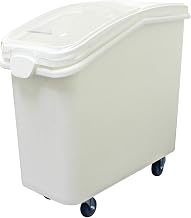 Thunder Group 27 gallon ingredient bin, 16 1/2"x29 1/2"x28", w/casters and scoop, polypropylene, comes in each