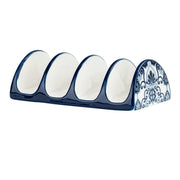 10 Strawberry Street Set of 2 Taco Cradles / Talavera Blue / 1 Serveware Accessories