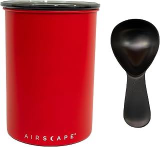 Planetary Design Airscape Stainless Steel Coffee Canister & Scoop Bundle - Food Storage