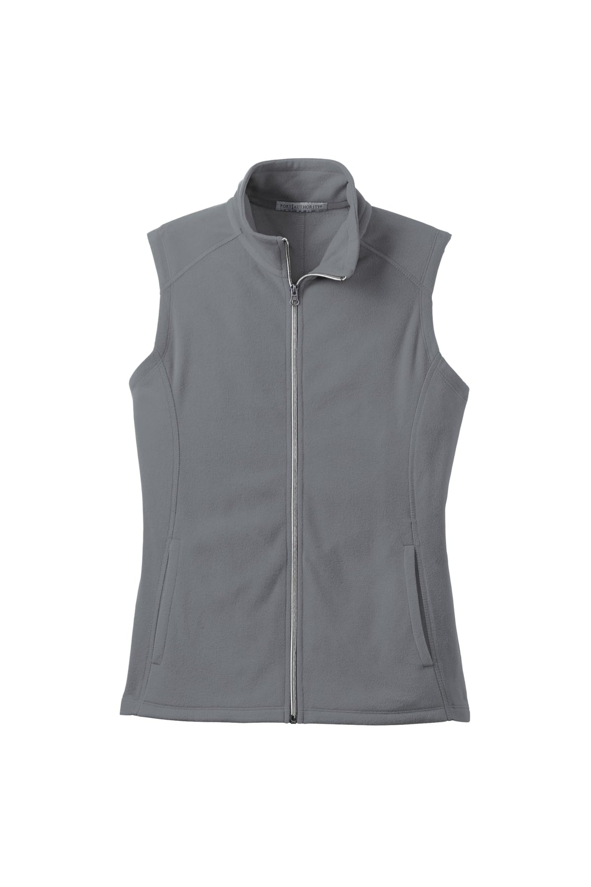 Ladies Microfleece Vest by Port Authority – 3X-Large, Polyester Blend, Pearl Grey, Model SNM-866362