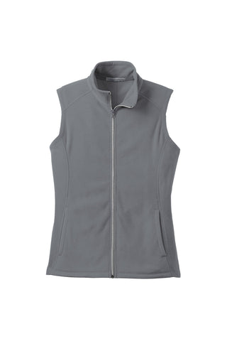 Ladies Microfleece Vest by Port Authority – 3X-Large, Polyester Blend, Pearl Grey, Model SNM-866362