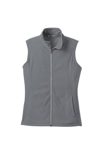 Ladies Microfleece Vest by Port Authority – 3X-Large, Polyester Blend, Pearl Grey, Model SNM-866362