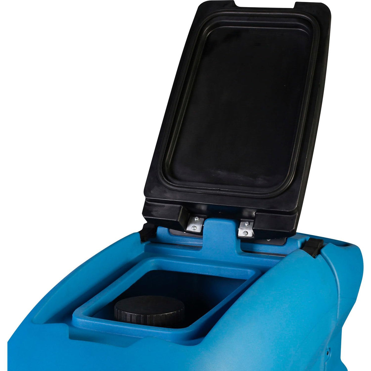 Automatic Self-Propelled Walk-Behind Floor Scrubber by Global Industrial – 21.67"W x 40.56"H, 15.0 gallons, Plastic, Blue, Model T55/50 BT