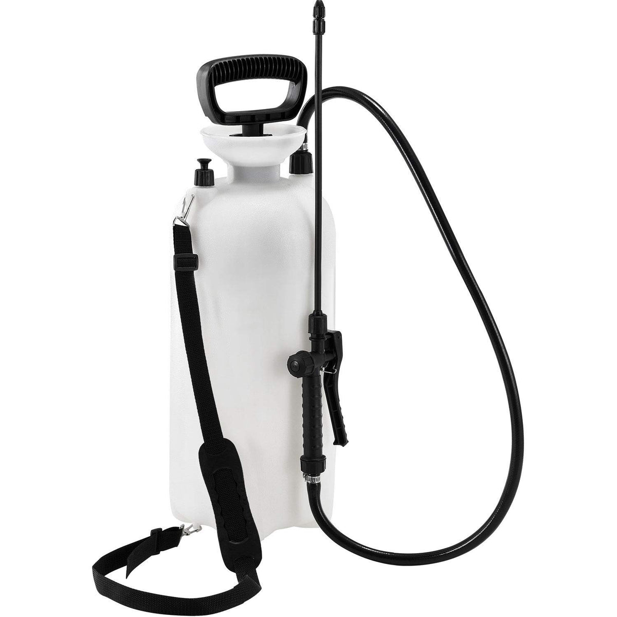 8 Liter Capacity Sanitizing & Cleaning All Purpose Pump Sprayer by Global Industrial – 8 Liter Capacity, Plastic, Translucent White, Model SX-CSU475