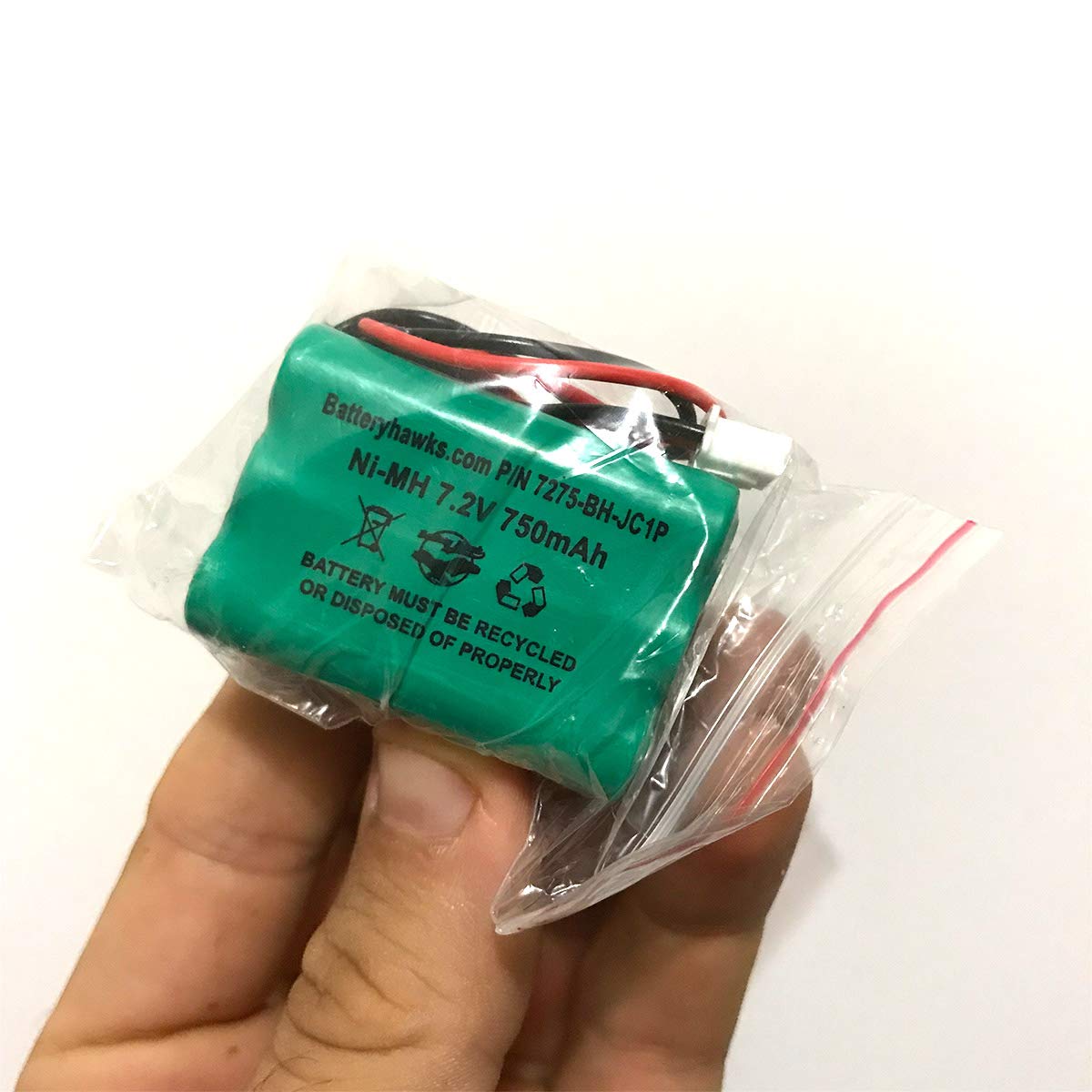 34-051 ITI 34051 6HR-AAAU 6HRAAAU 7.2v 750mAh Ni-MH Battery Pack Replacement for Security Alarm System 6HRAAAU by Battery Hawk – Model 47125-D