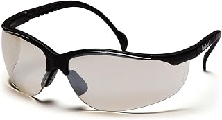 Pyramex SB1880S Venture ll S/G Black Frame w/In/Outdoor Mirror Lens (12 Pair)