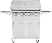 Lion 32 Inch Stainless Steel Natural Gas Grill On Cart