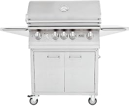 Lion 32 Inch Stainless Steel Natural Gas Grill On Cart