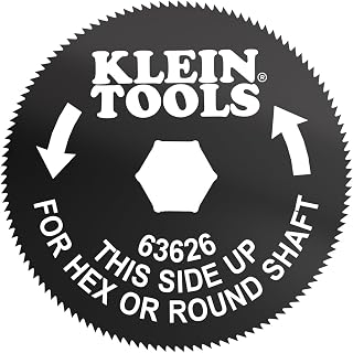 KLEIN TOOLS 63626 Replacement Blades for MC Cable Cutter (63625), 2-Pack, Heat Treated Carbon Steel Blade, Cuts MC, BX, AC, MCAP, and Greenfield