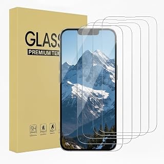 Screen Protector for iPhone 15plus /iPhone 14 Pro Max [6.7 Inch] Display 5 Pack Tempered Glass, Sensor Protection, Dynamic Island Compatible, Case Friendly
