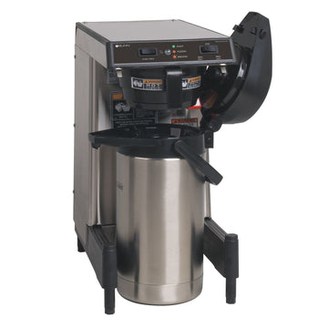 O-Matic WAVE15-APS SmartWave Low Profile Wide Base Coffee Brewer by Bunn – 0.5 gallons, Stainless Steel, Silver, Model 39900.0006