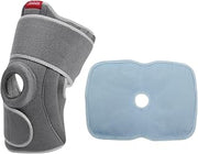 Sunbeam SelectRelief Heating Pad Bundle, Heated Knee Braces, Adjustable Knee Support Wraps, Extra Gel Pack Included, Knee Relief Bundle, Extended Therapy (3 Count)
