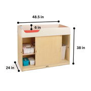 Baby Changing Table Diaper Storage with Pad by Jonti-Craft – Model 5114JC