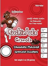 Rockinola Chocolate Granola Snack, 56 Gram - 125 per case.