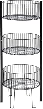 HUBERT 3-Tier Dump Bin - 18"Dia x 49 12/25"H